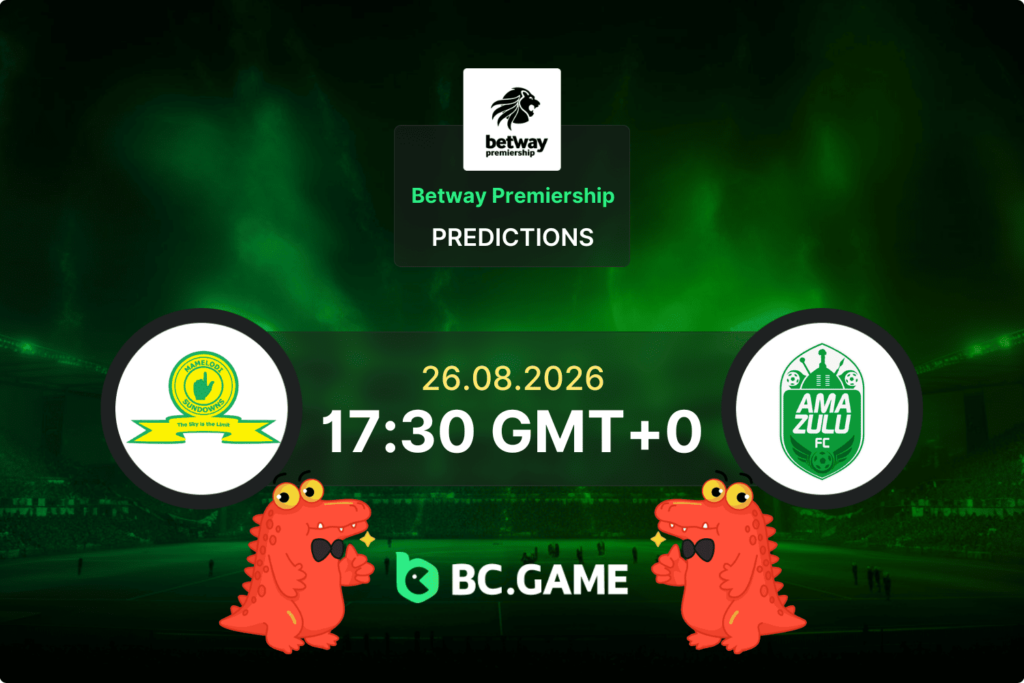 Mamelodi Sundowns vs AmaZulu prediction - Betway Premiership Round 4 - 26 August 2026