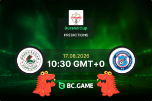Mohun Bagan Super Giant vs Jamshedpur FC Prediction, Odds & Betting Tips – Durand Cup 17/08/2026