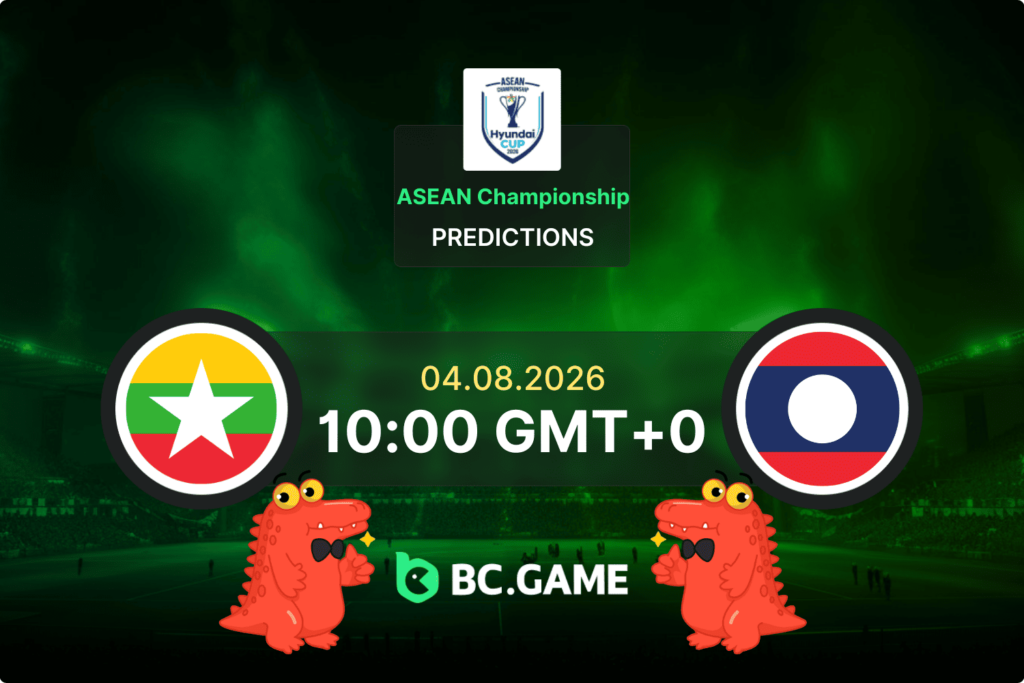 Match prediction for the Myanmar vs Laos game at ASEAN Championship 2026