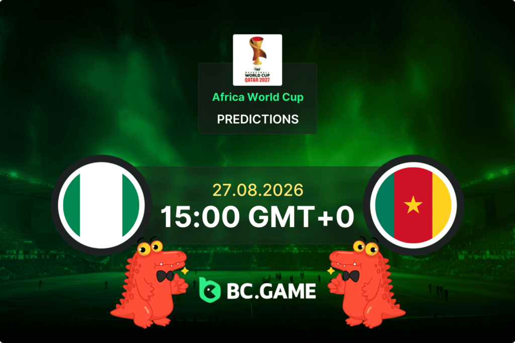 Match prediction for the Nigeria vs Cameroon game at Africa World Cup 2025