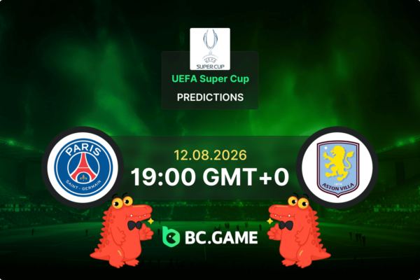PSG vs Aston Villa (2:1): UEFA Super Cup 12/08/2026