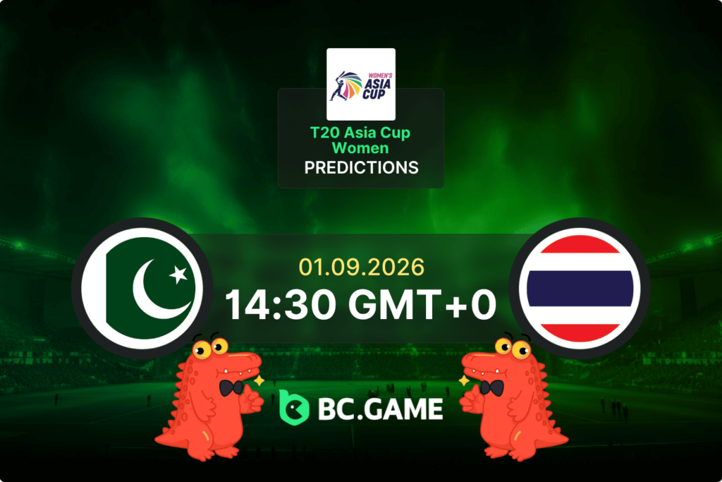 Match prediction for the Pakistan Women vs Thailand Women game at T20 Asia Cup Women 2026
