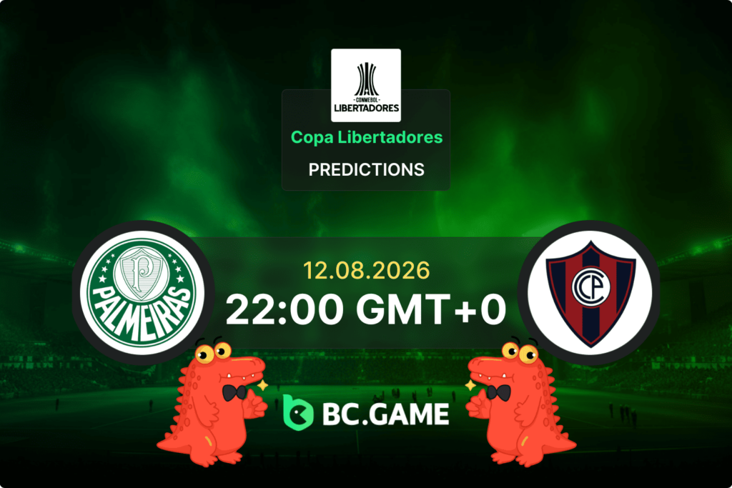 Match prediction for the Palmeiras vs Cerro Porteño game at Copa Libertadores 2026.