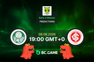 Palmeiras vs Internacional Prediction, Odds & Betting Tips – Serie A Betano 09/08/2026