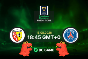 RC Lens vs Paris Saint-Germain Prediction, Odds & Betting Tips – Trophée des Champions 16/08/2026