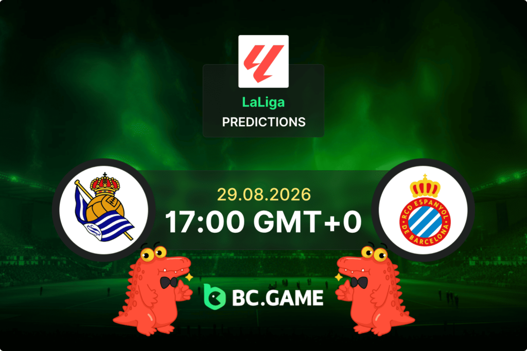 Match prediction for the Real Sociedad vs Espanyol game at LaLiga 2026.