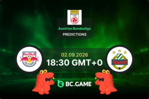 Salzburg vs SK Rapid Prediction, Odds & Betting Tips – Bundesliga 02/09/2026