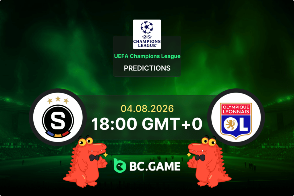 Match prediction for the Sparta Prague vs Lyon game at UEFA Champions League 2026.