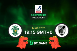 Sporting CP vs Vitoria SC Prediction, Odds & Betting Tips – Liga Portugal 14/08/2026