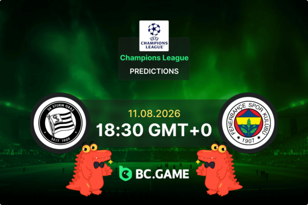 SK Sturm Graz vs Fenerbahçe (0:1): Champions League Qualification 11/08/2026