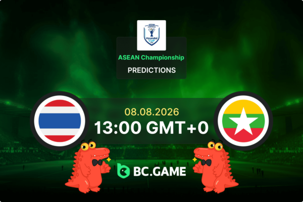 Thailand vs Myanmar (2:0): ASEAN Championship 08/08/2026