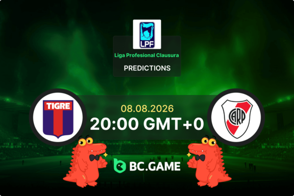 Tigre vs River Plate (1:0): Liga Profesional Clausura 08/08/2026