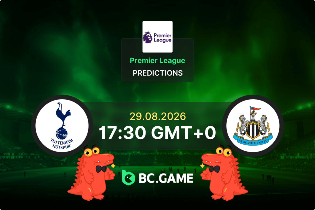Match prediction for the Tottenham Hotspur vs Newcastle United game at Premier League 2026.