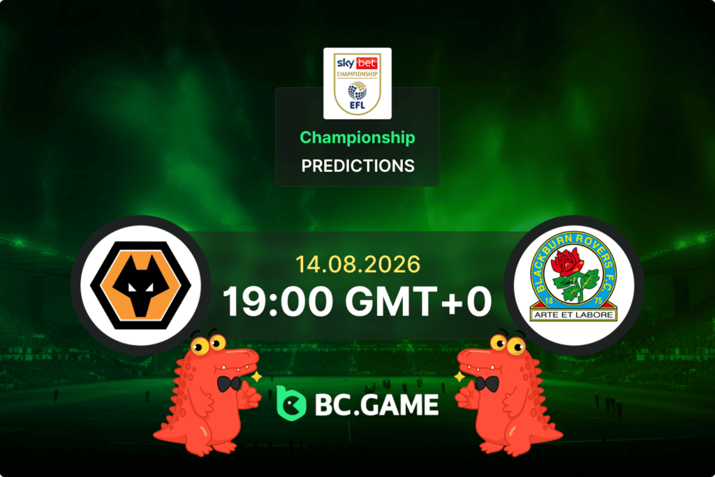 Match prediction for the Wolverhampton vs Blackburn Rovers game at Championship 2026.