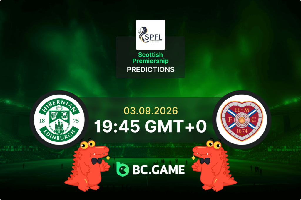 Match prediction for the Hibernian vs Hearts game at Scottish Premiership Round 5 2026.