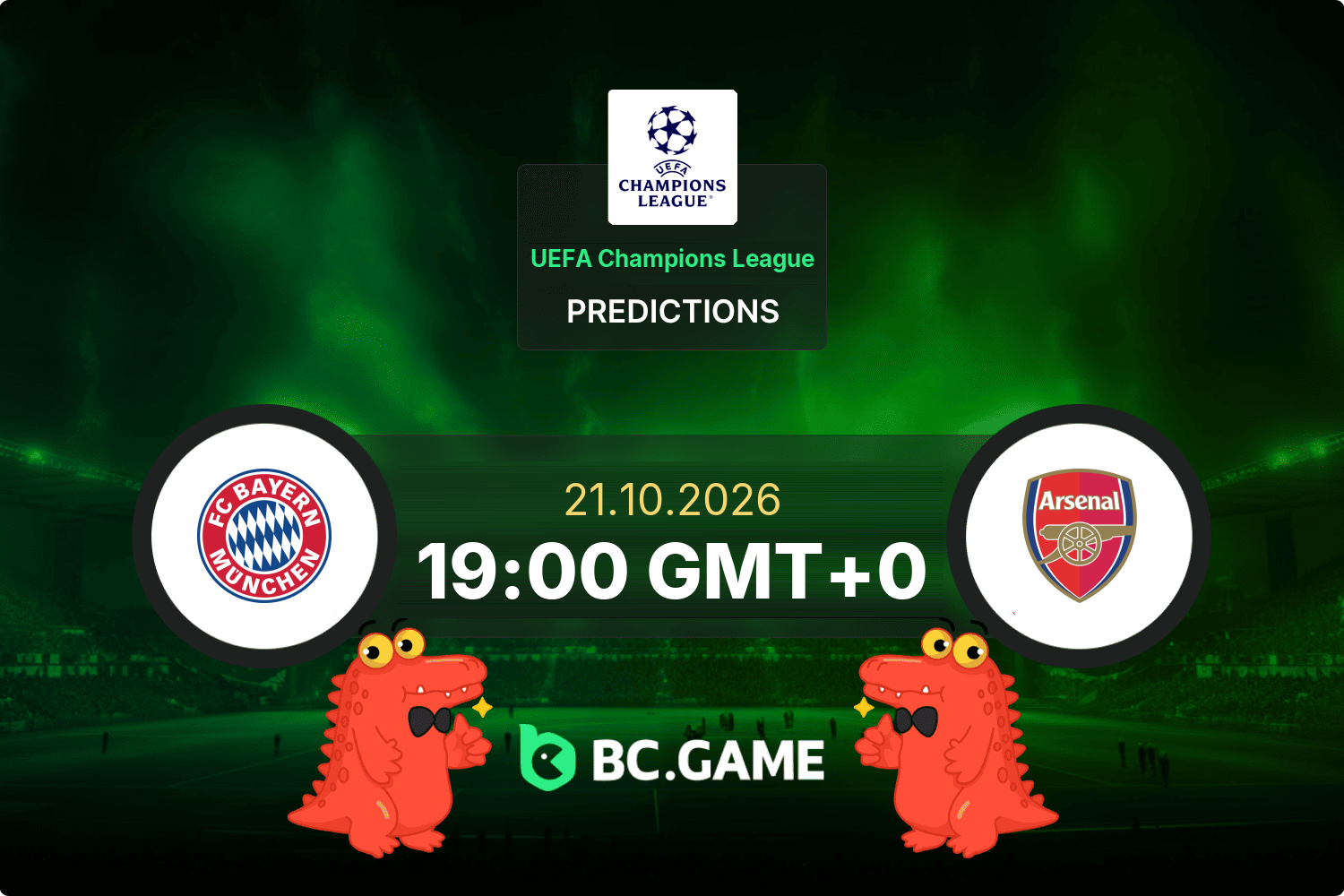 Bayern München vs Arsenal prediction for the UEFA Champions League