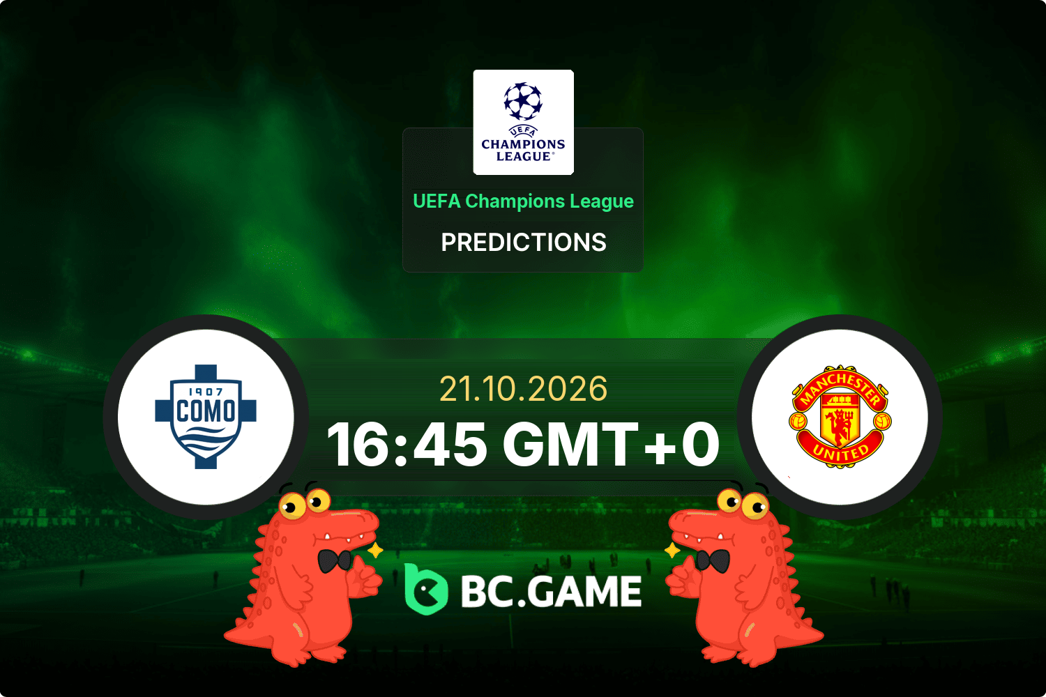 Como vs Manchester United prediction for the UEFA Champions League