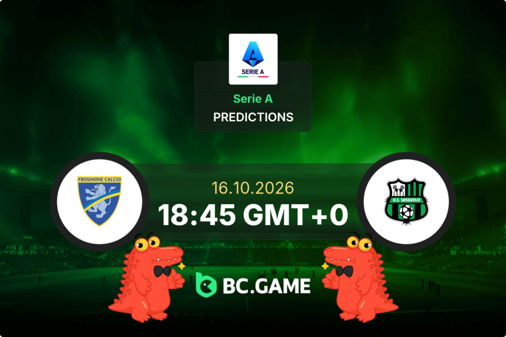 Frosinone vs Sassuolo prediction for the Serie A