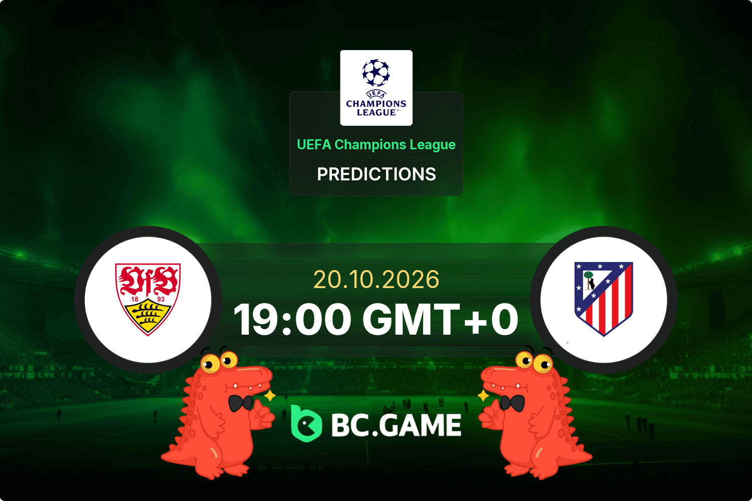 VfB Stuttgart vs Atletico Madrid prediction for the UEFA Champions League